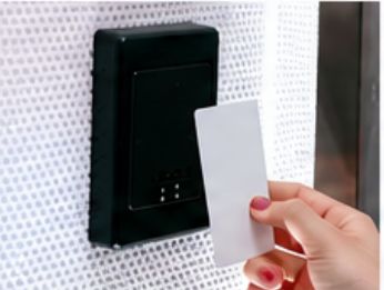 Access control card reader