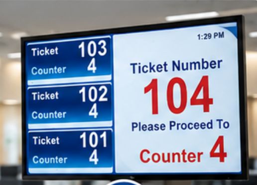 Queue management display